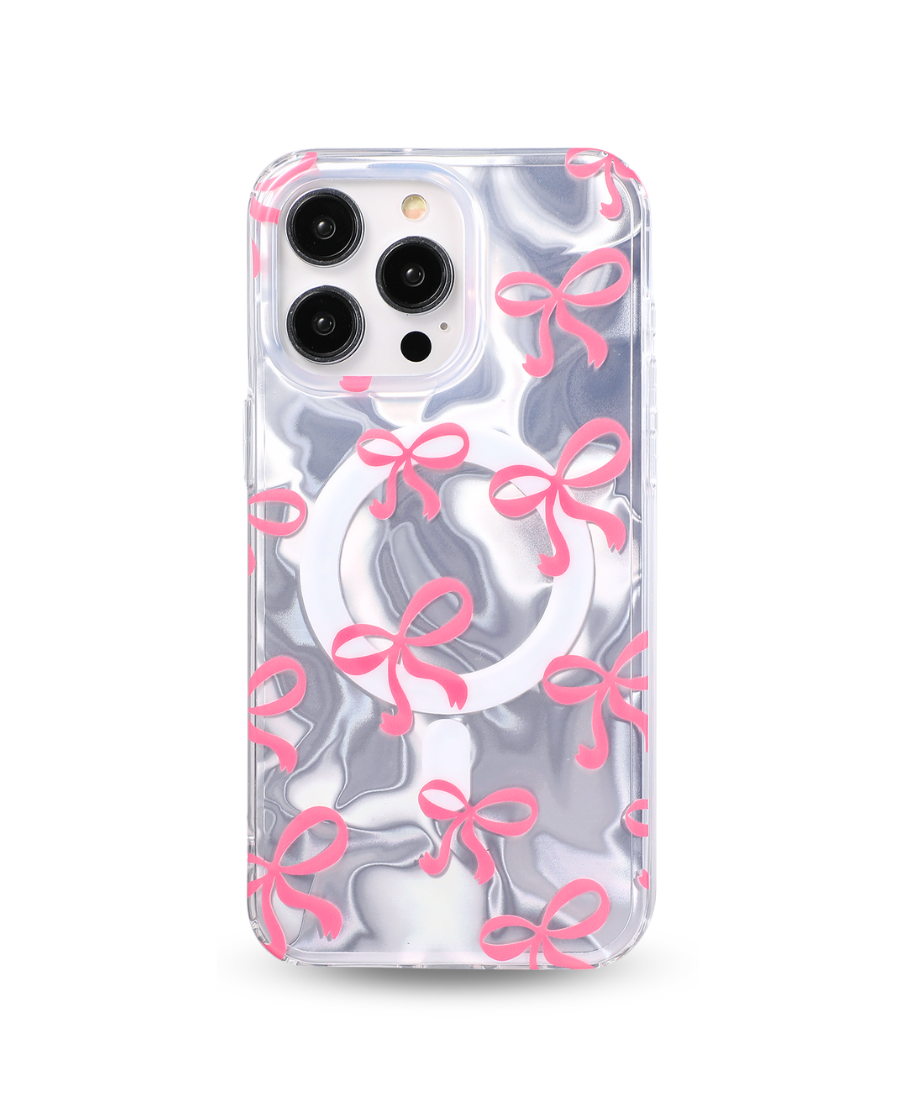 Pretty Pink Bows MagSafe Phone Case