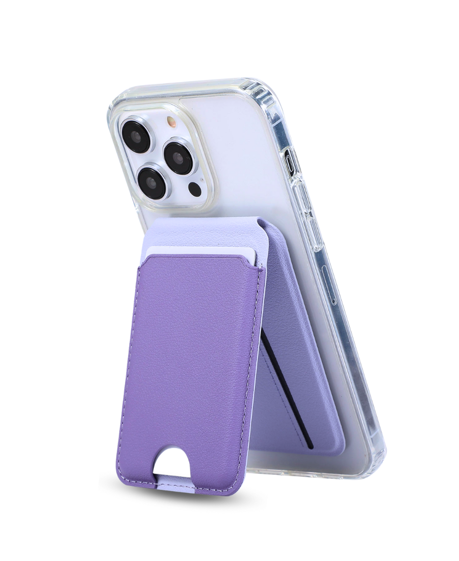 Purple MagSafe Wallet Stand